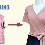 DIY Convertir camiseta en blusa cruzada